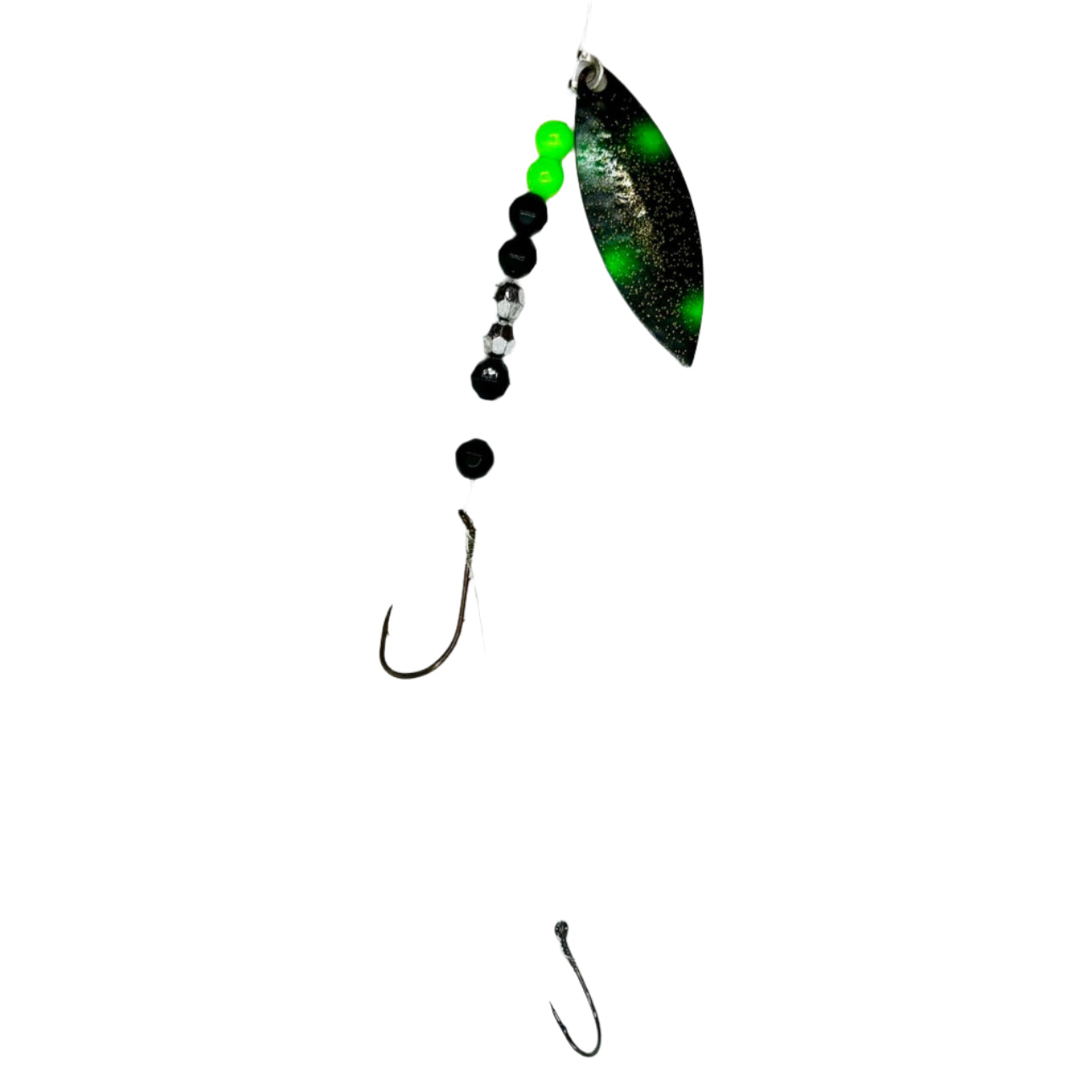 Alien Acid Willow Blade Worm Harness with Eagle Claw hooks