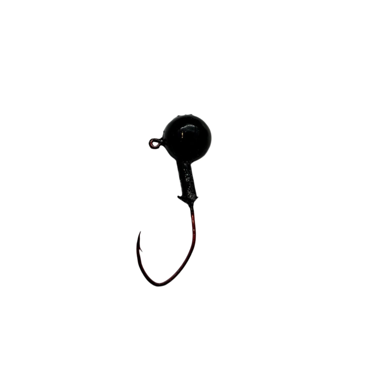 Black Jig with Red Hook