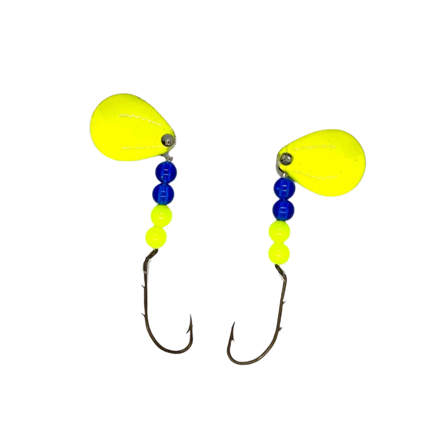 Chartreuse Minnow Harness with Colorado Blades