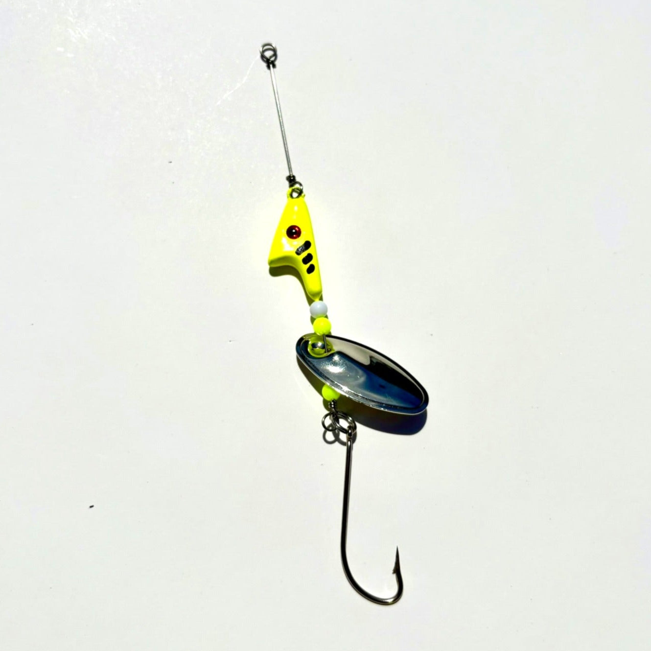 Chartreuse Quinte Spinner with a sonic Spinner blade