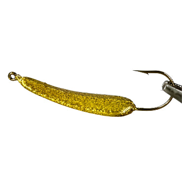 Disco Gold Swim Jig with an Eagle Claw hook