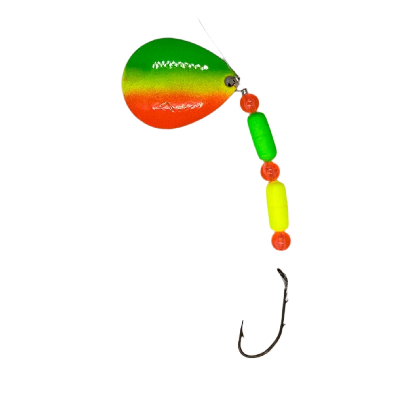 Fire tiger Floating Worm Harness with Colorado Blade