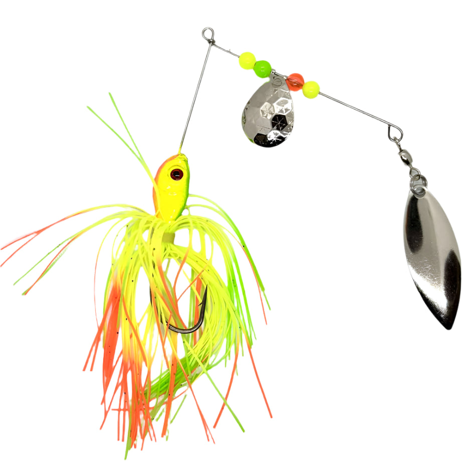 Fire Tiger Spinner Bait with Willow Blade