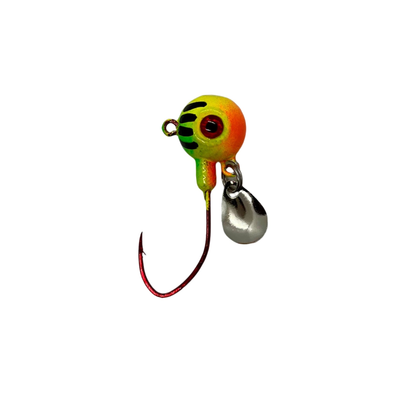 Fire Tiger Underspin jig with 3D eyes