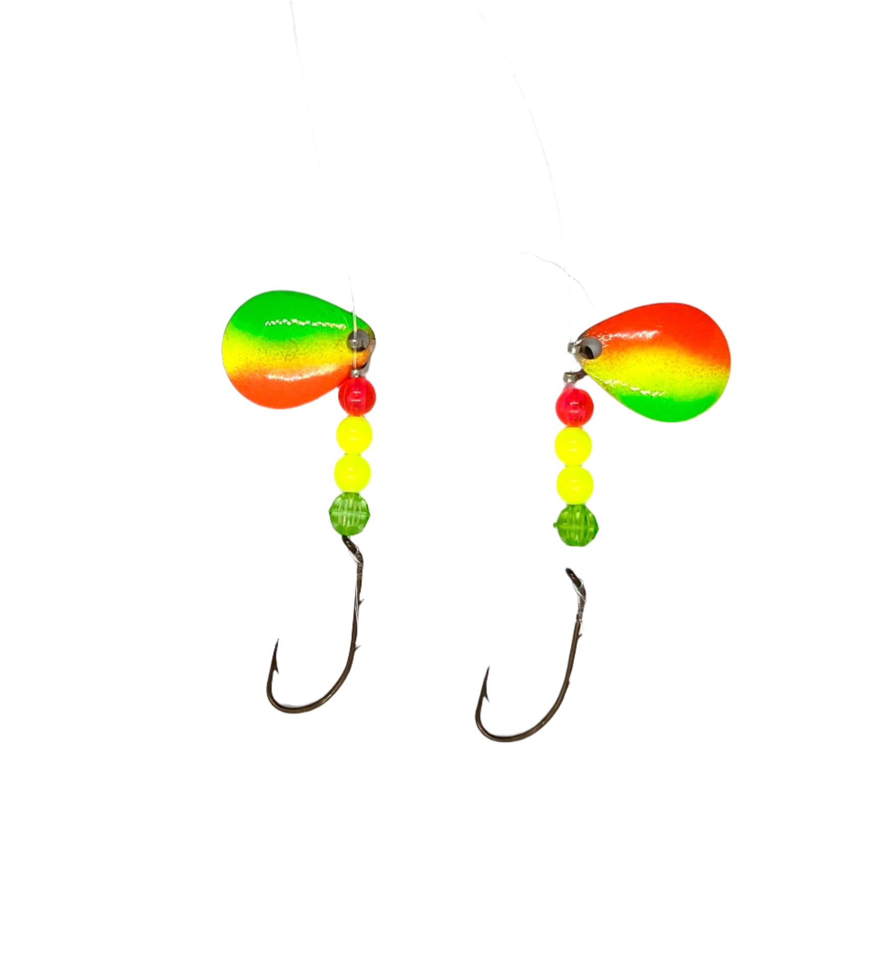 Fire Tiger Minnow Harness with Colorado Blades