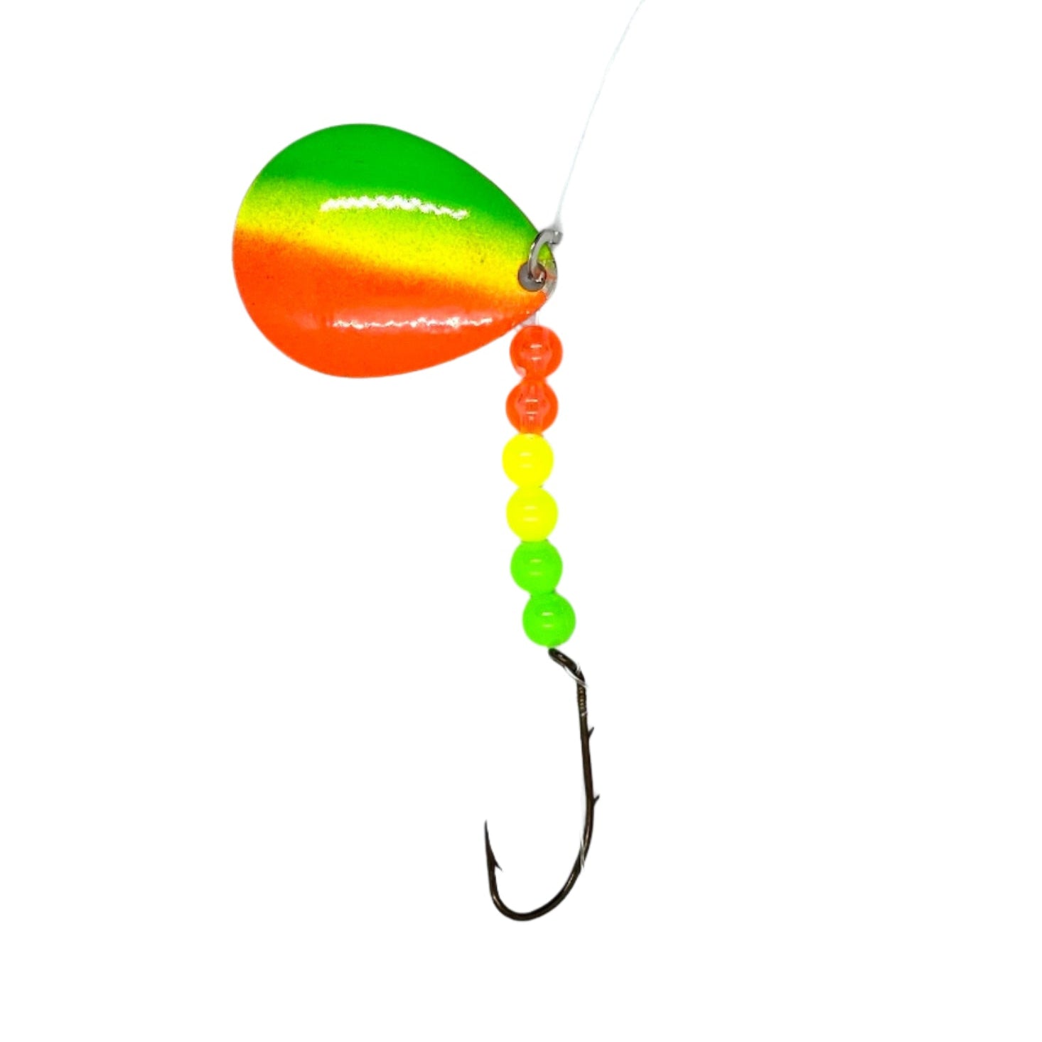 Fire Tiger Worm Harness with Colorado Blade