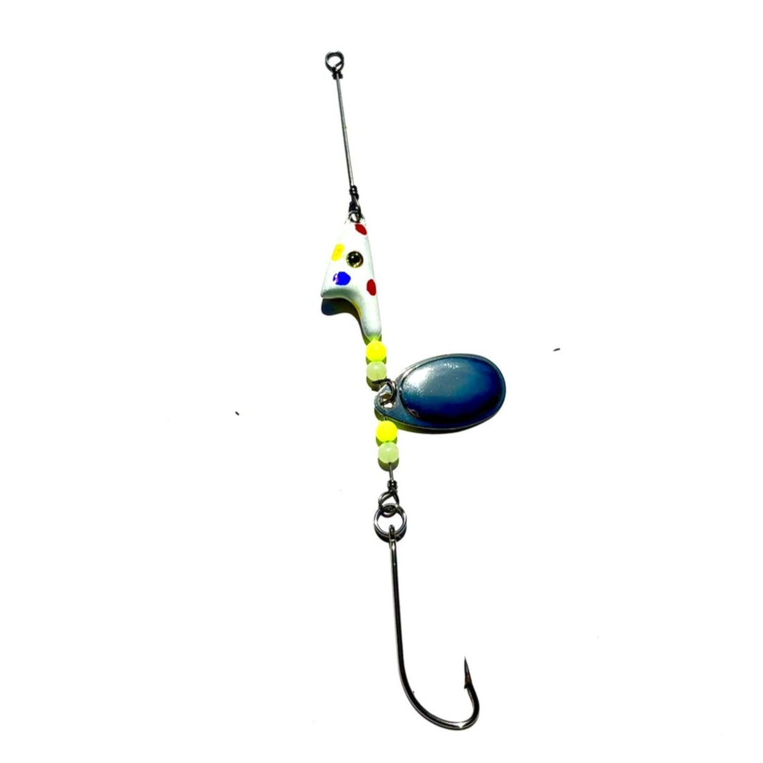 Glow in The Dark Wonder Bread Quinte Spinner with a French Spinner Blade