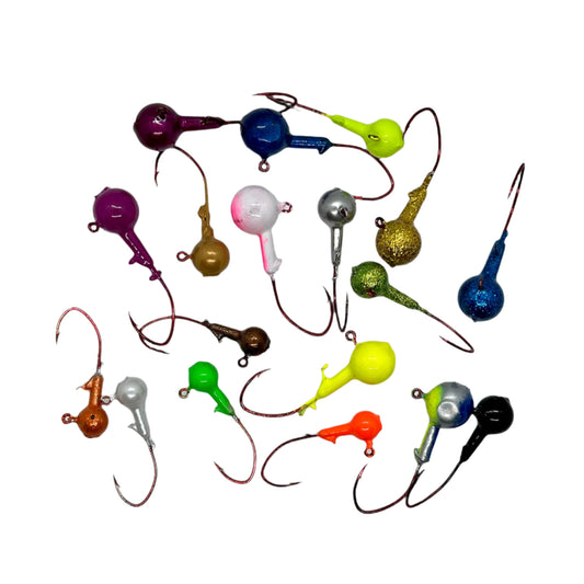 Numerous Jigs with Red Hook