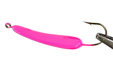 Pink Swim Jig with an Eagle Claw hook