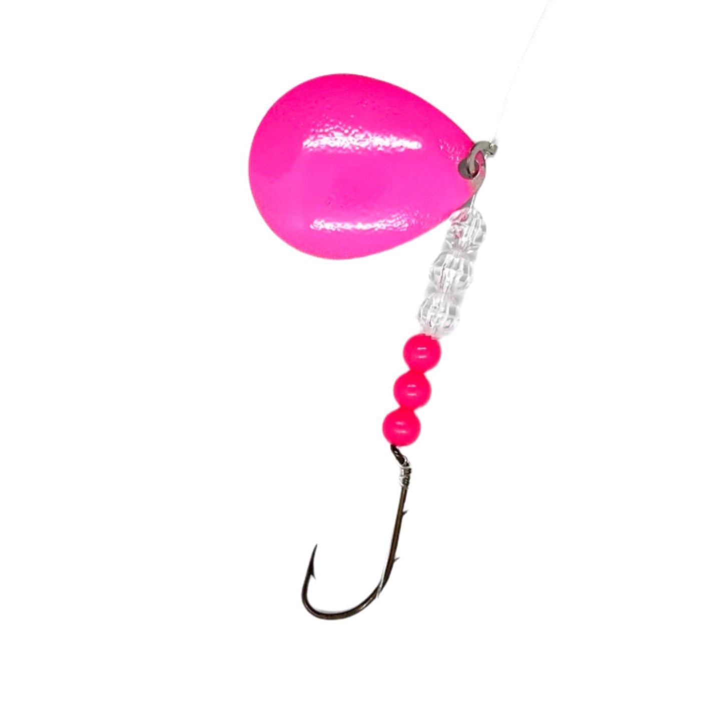 Pink Worm Harness with Colorado Blade