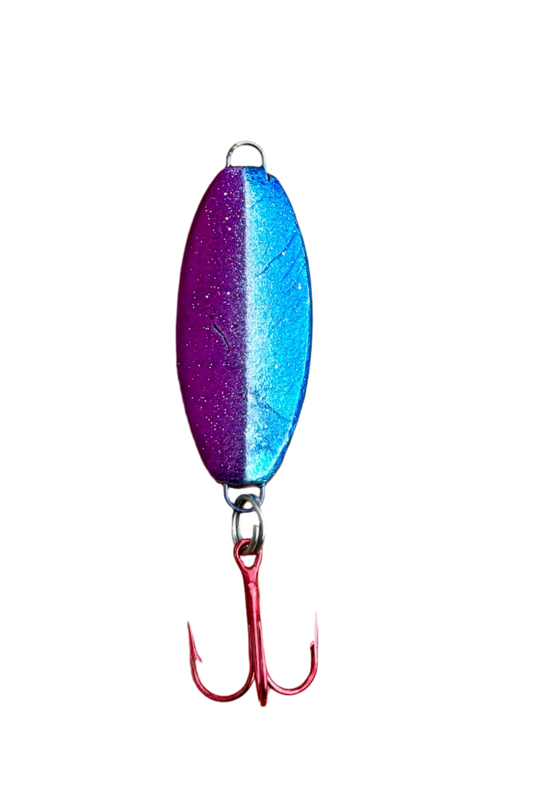 The Petersen Jigging Spoon with a Red Eagle Claw treble hook
