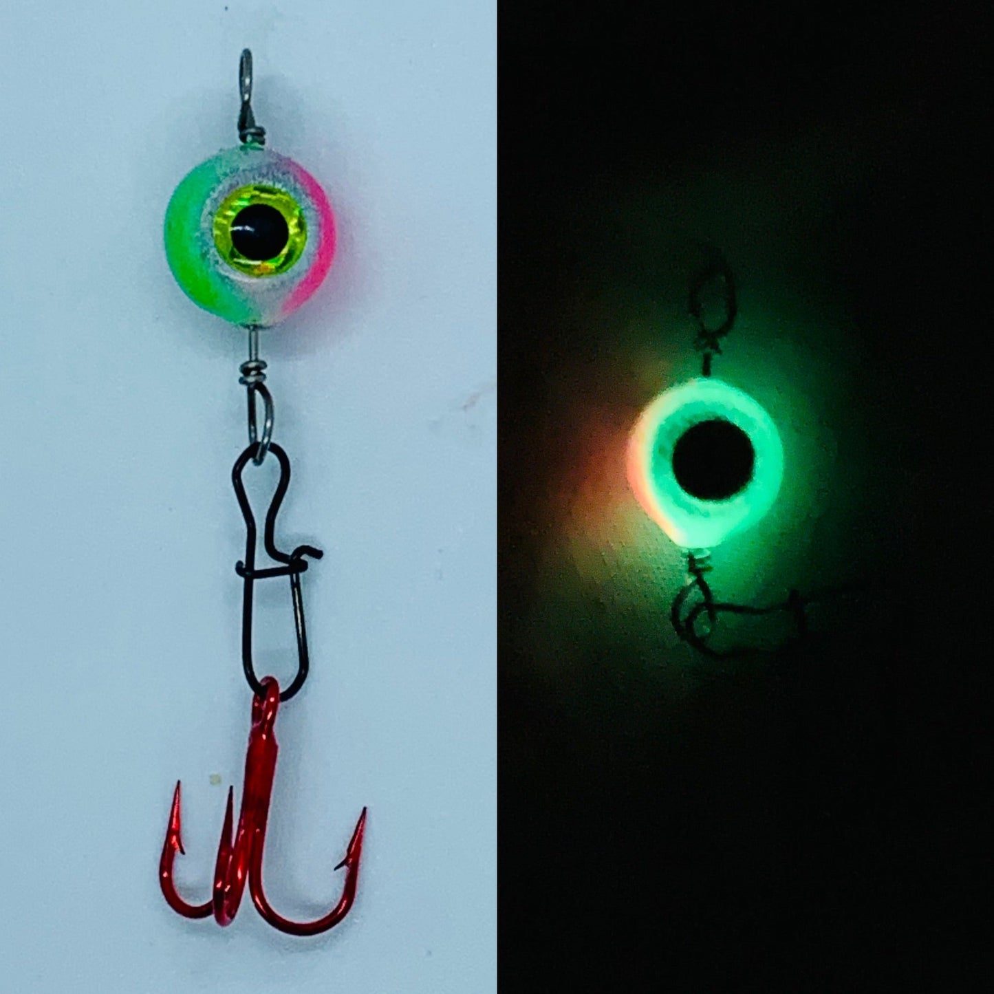 Watermelon Glow in the dark Eyeclops