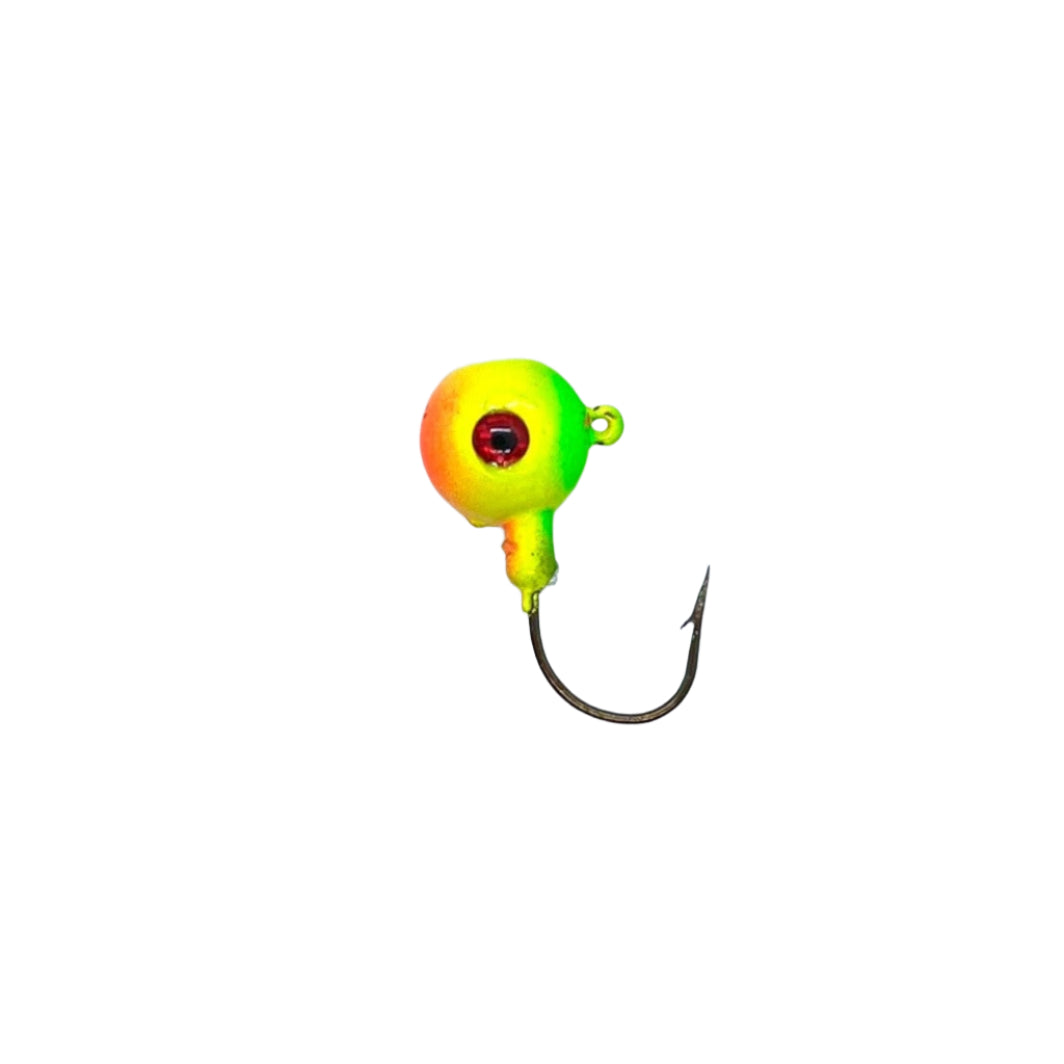 Fire Tiger Short Shank Jig with Eagle Claw Hook and 3D eyes