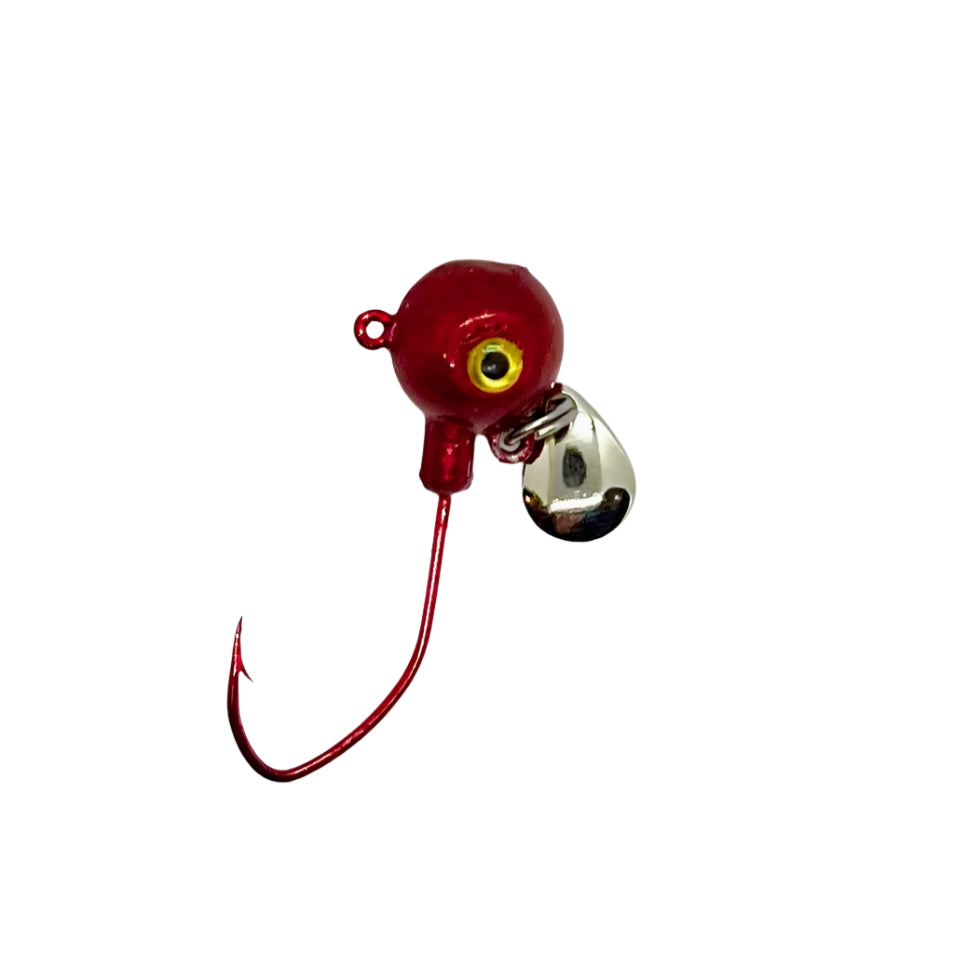 Ruby Slipper Underspin jig with 3D eyes