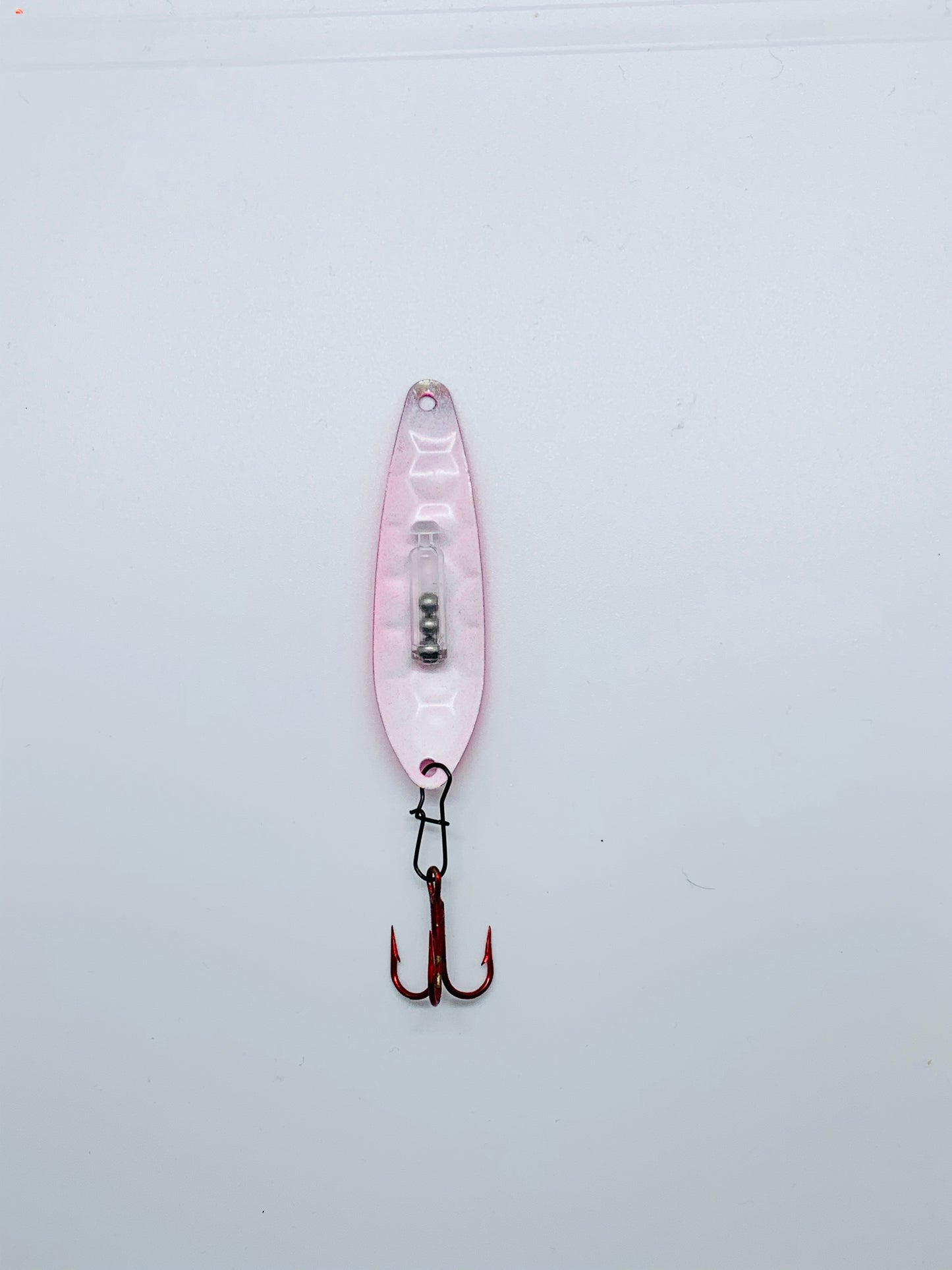 Back Ratting Flutter Spoon with Eagle Claw hook and rattle