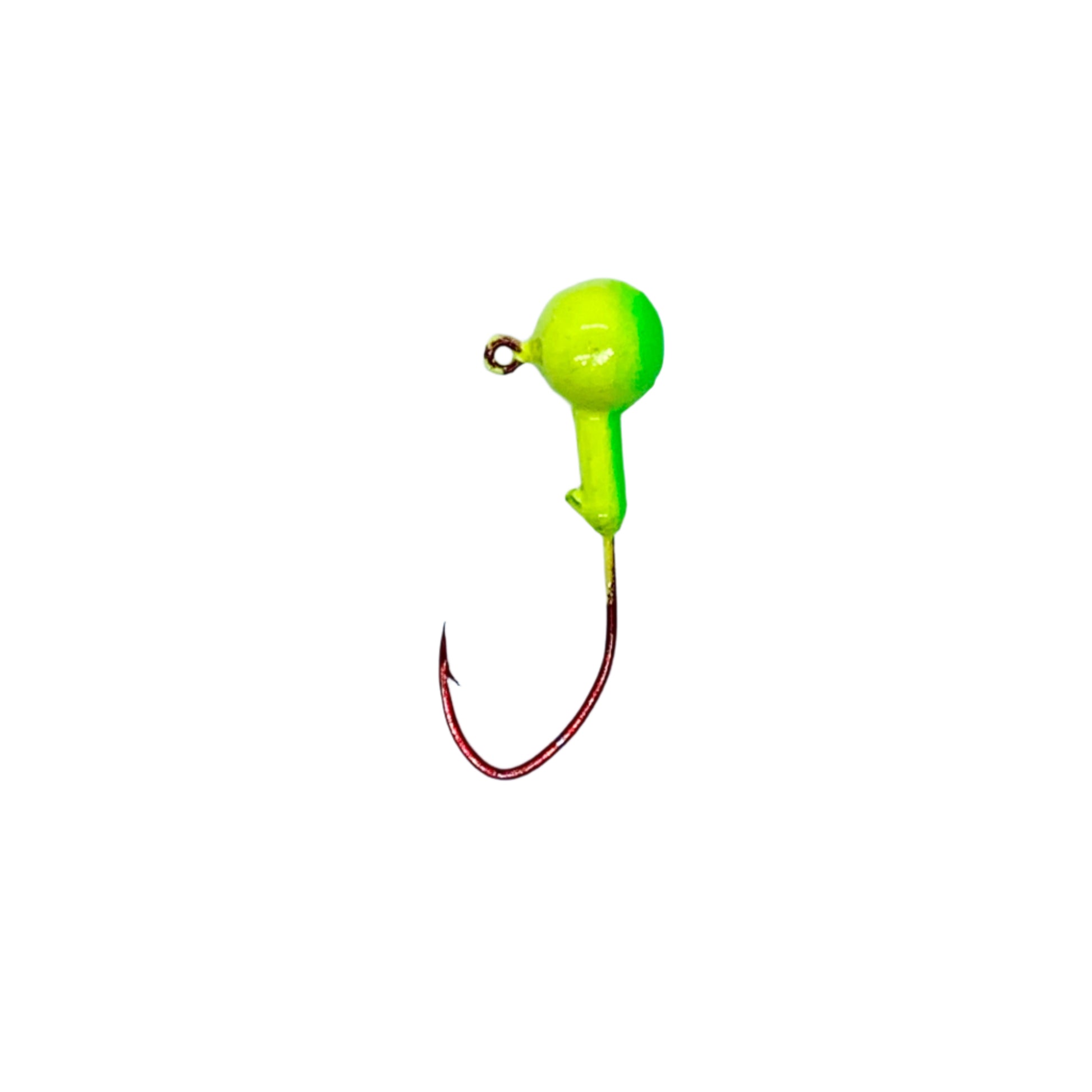 Chartreuse and Green Jig with Red Hook