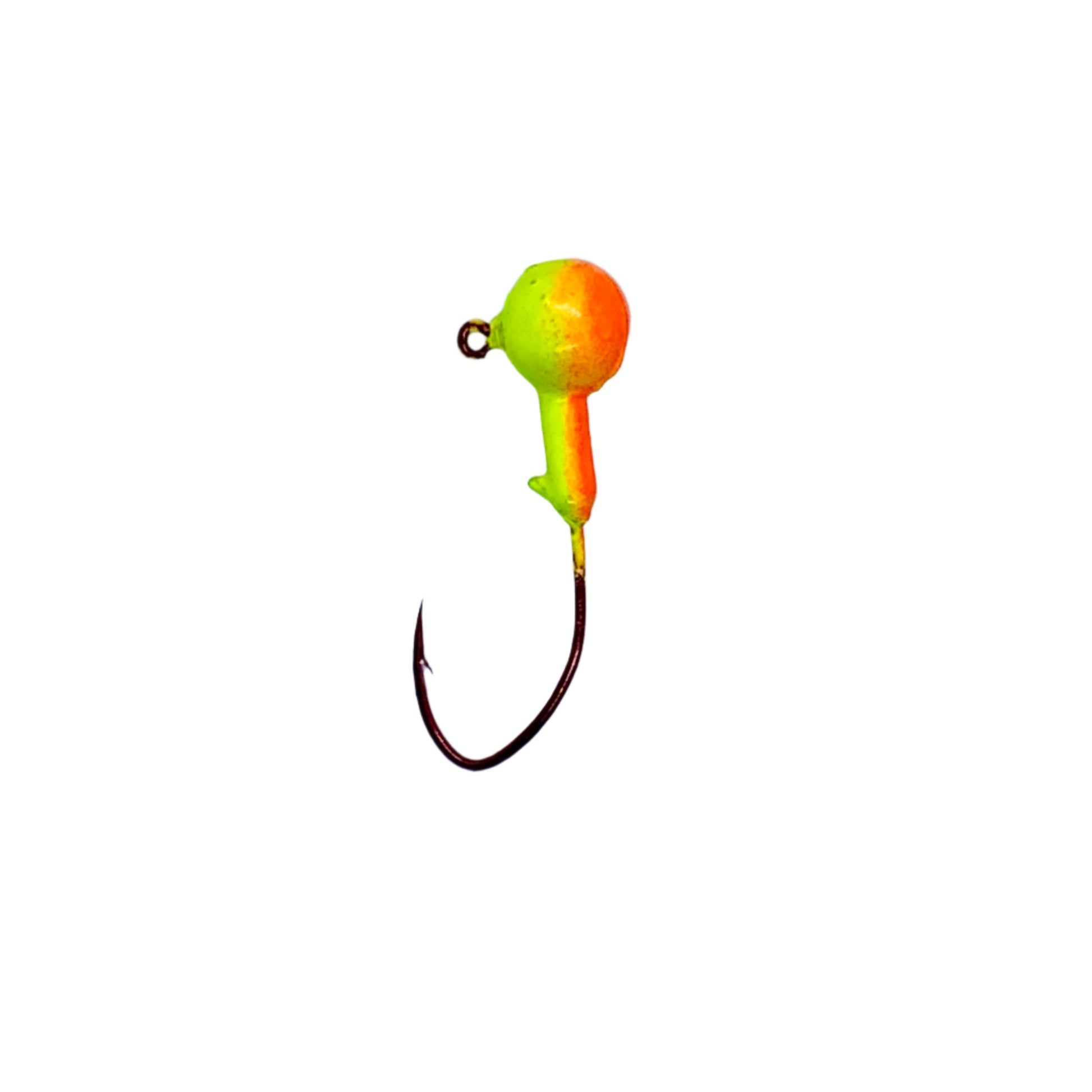 Chartreuse and Orange Jig with Red Hook