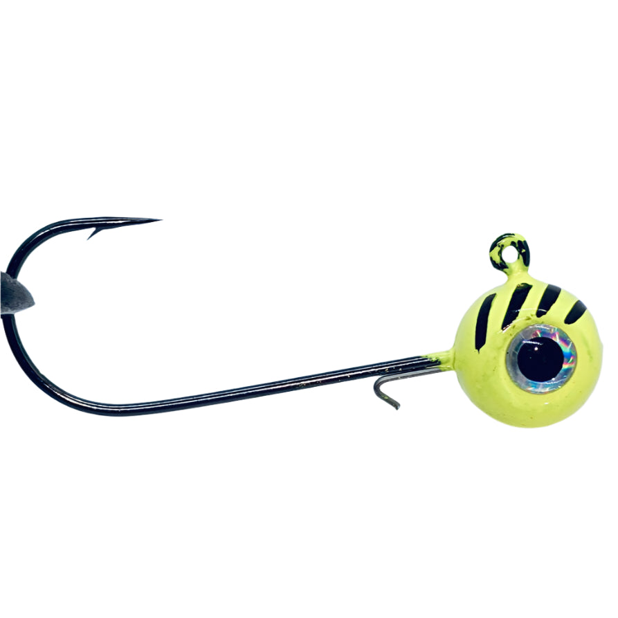 Chartreuse Tournament Jig with Mustad Ultra Point Hook