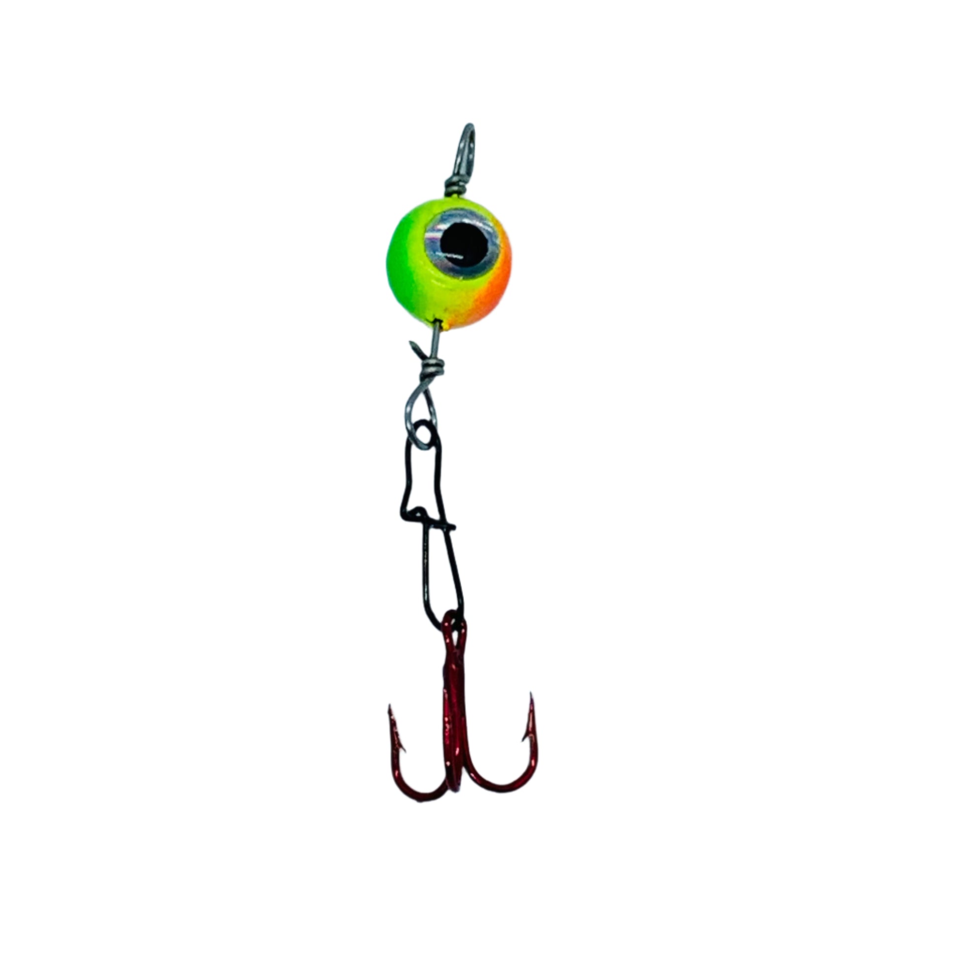 Fire Tiger Eye Clops with Eagle Claw hook and 3D eyes