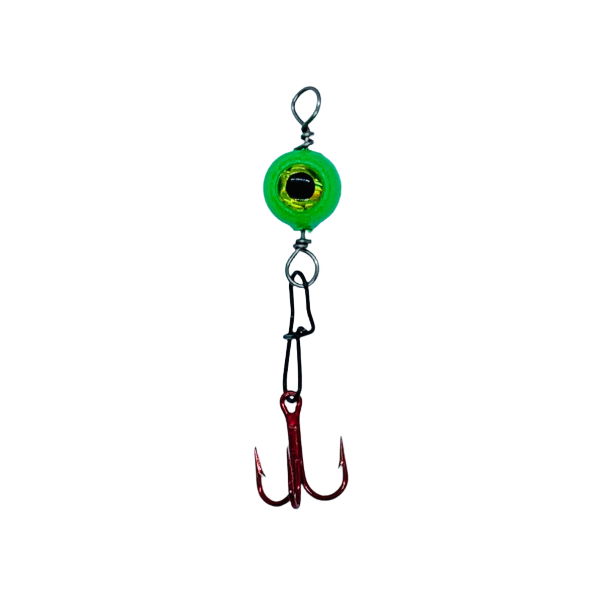 Green Eye Clops with Eagle Claw hook and 3D eyes