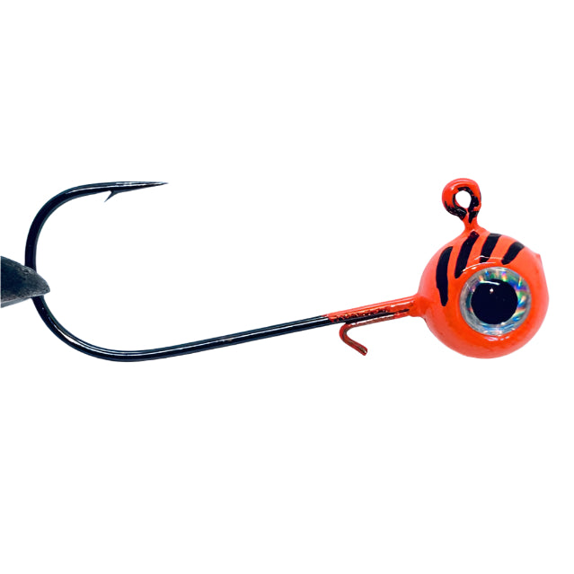Orange Tournament Jig with Mustad Ultra Point hook