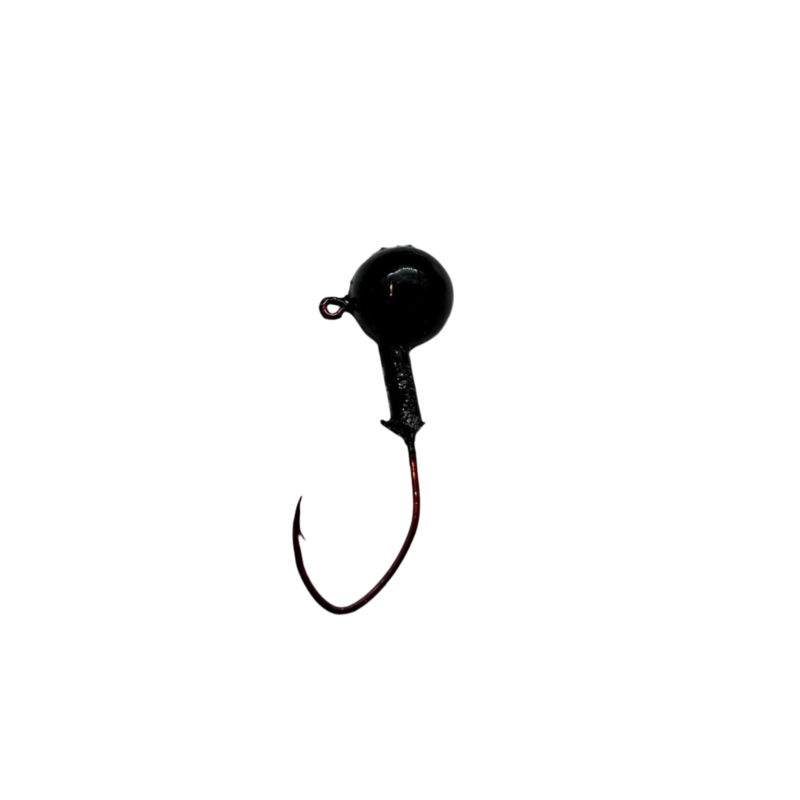 Black Jig with Red Hook