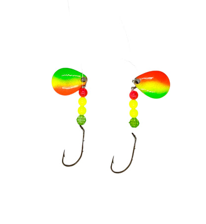 Fire Tiger Minnow Harness with Colorado Blades 