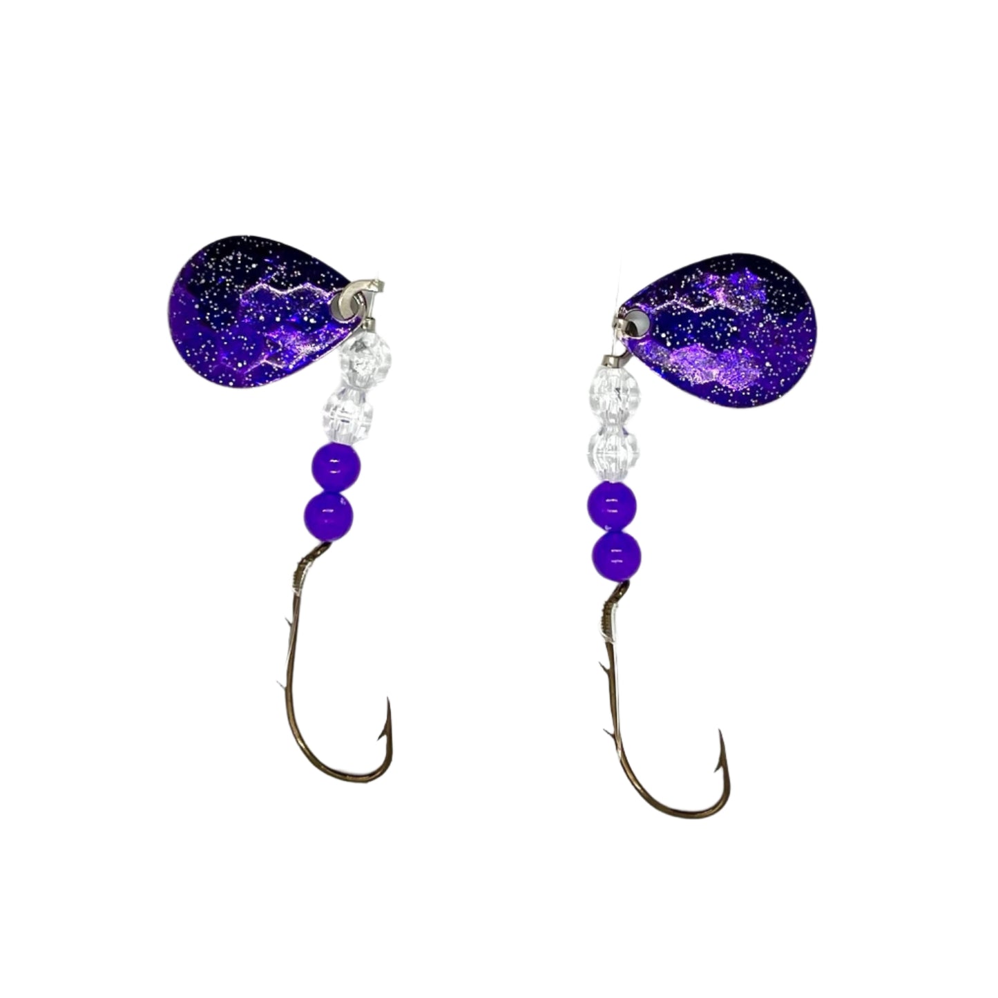 Purple Minnow Harness with Colorado Blades 