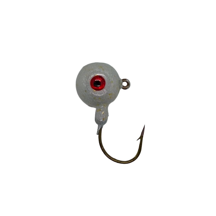 River Shad Short Shank Jig with Eagle Claw Hook and 3D eyes