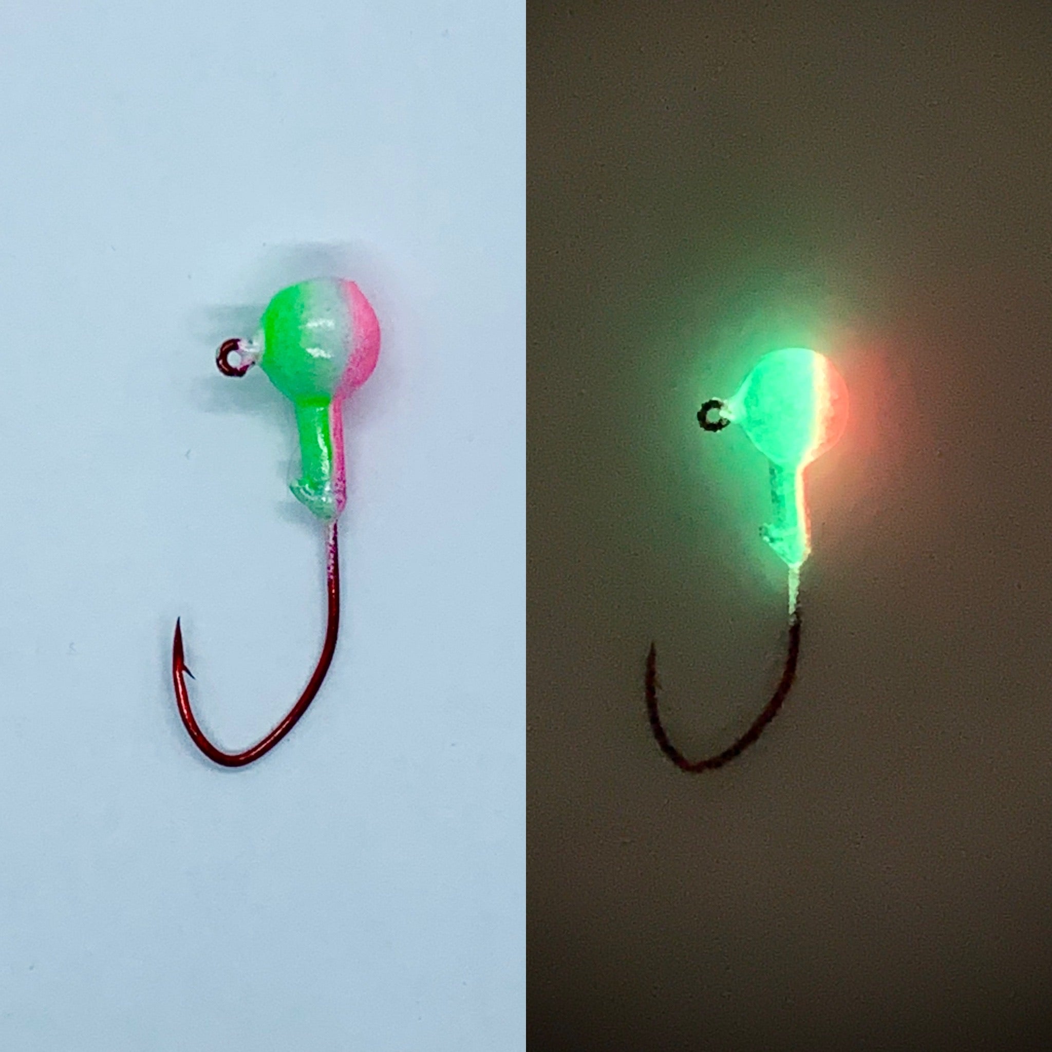 10PCS Glow-In-The-Dark Squid Hook Durable Stainless Steel Squid Lure For Night  Fishing Accessories