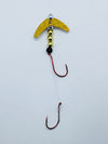 1.5" Smile blade harness with double octopus hooks